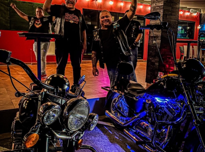 Camacuri Harley Davidson Club preparando pa 18 di Maart
