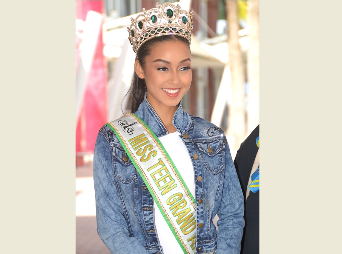 Emilly-anne Andrews rumbo pa Colombia pa participa den Miss Teen Grand 2024