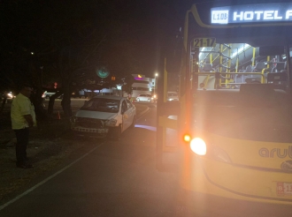 Chauffeur burachi a bay dal palo di luz y tambe contra bus