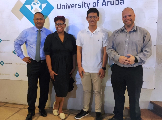 Graduadonan na Universidad di Aruba pa e grado di bachelor maestro di Wiskunde