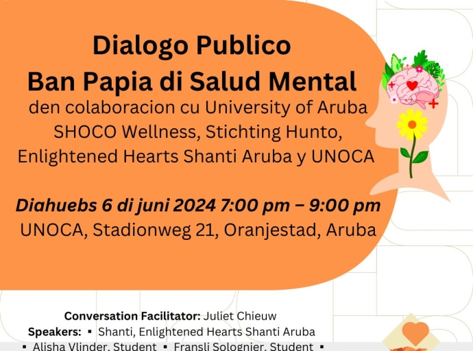 Universidad di Aruba ta invita comunidad pa un dialogo publico tocante salud mental