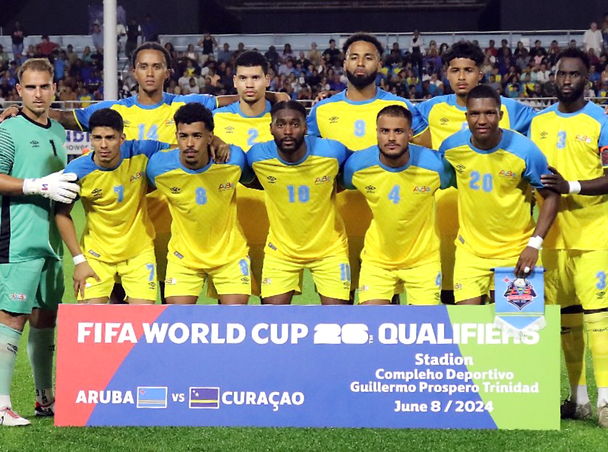 Seleccion di Curaçao a domina Aruba y finalisa cu score 2-0