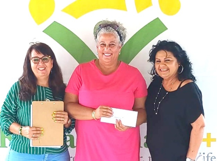 Centro Kibrahacha a entrega premio di e sorteo di siman pasa, na tur e nuebe ganadornan