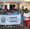 Minister Maduro a yama e Seleccion di Little League Aruba y Campeon di Caribe bon bini na airport