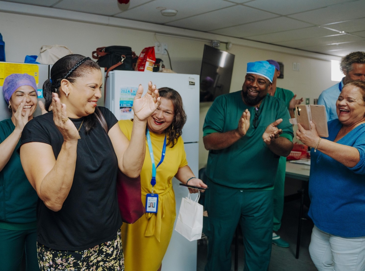 Dilania Matos ta empleado di luna juli na Hospital