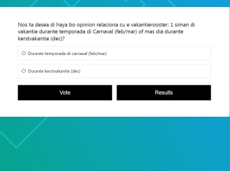 Un siman di vakantie durante temporada di Carnaval of mas dia durante “kerstvakantie”?