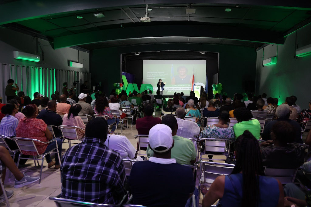 'Town Hall Meeting' di partido AVP na San Nicolas