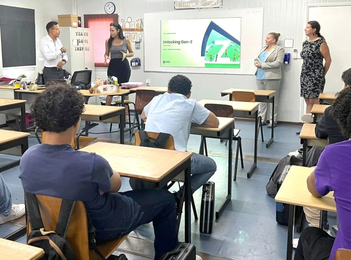 PKF Aruba a bay papia di nan Gen-Z Unlocking Potential na Juliana School