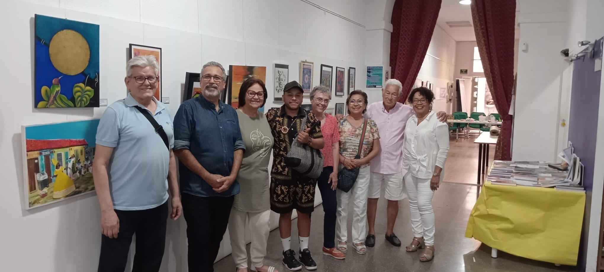 Participacion di artistanan di Aruba na exposicion na Barcelona