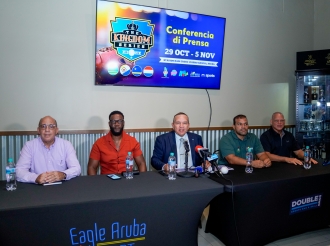 Minister Endy Croes a lansa oficialmente e torneo di baseball 'The Kingdom Series 2024'