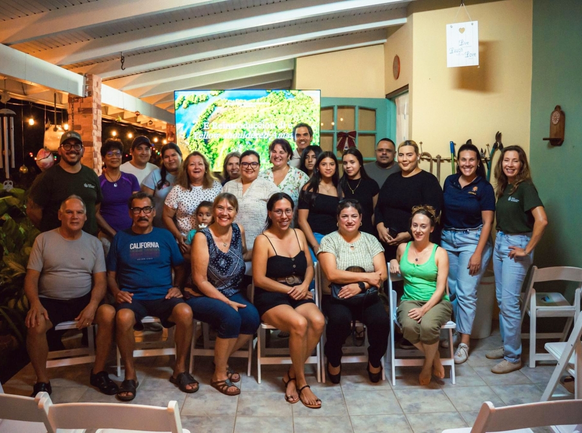 Aruba Conservation Foundation treciendo e bario di Brigamosa hunto pa e Lora