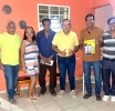 Endy Croes campañando den San Nicolas hibando vision di partido MEP