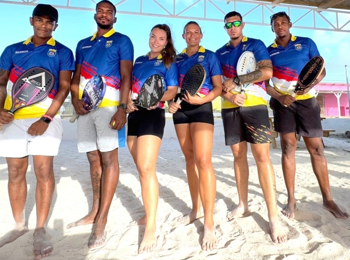 Seleccion di Bonaire tambe a yega Aruba pa Pan Americano di Beach Tennis