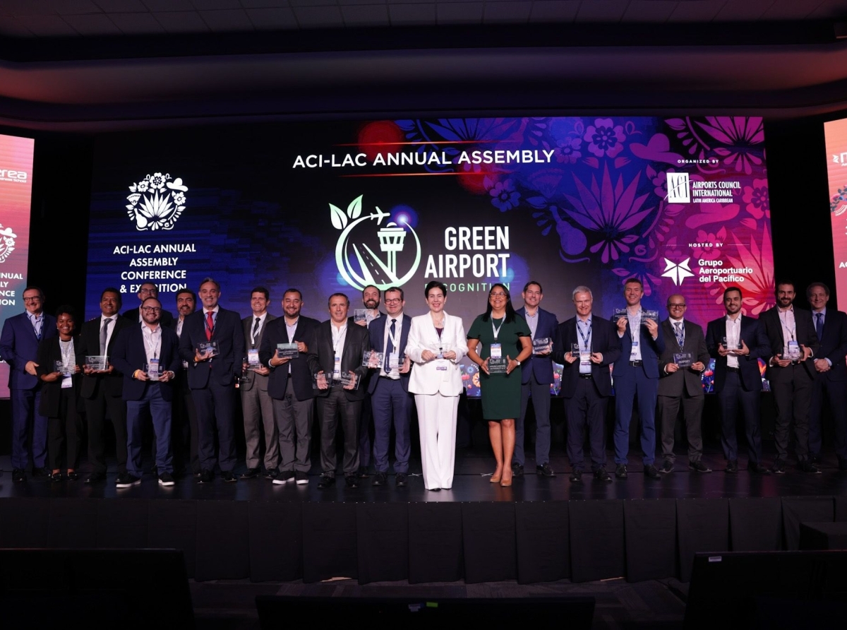 Aeropuerto di Aruba a ricibi su prome ACI-LAC Green Airport Recognition