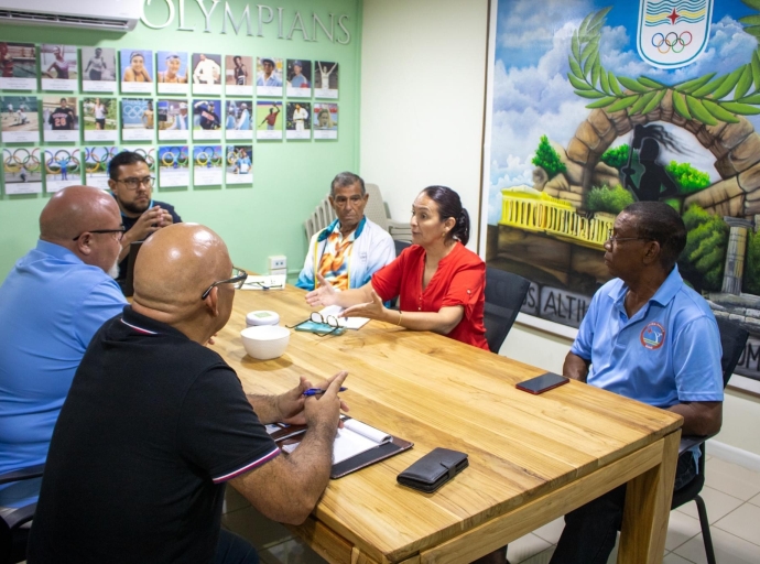 Comite Olimpico Arubano a reuni cu Aruba Karate Bond