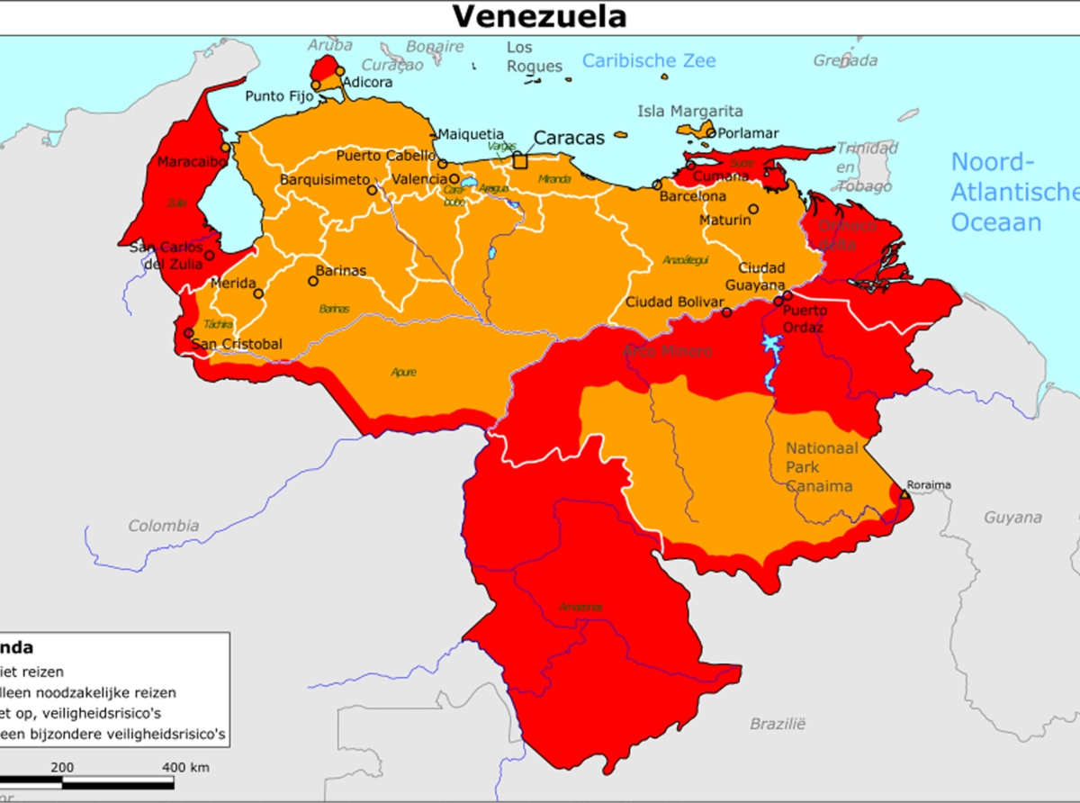 Hulanda a duna conseho di biahe negativo pa Venezuela