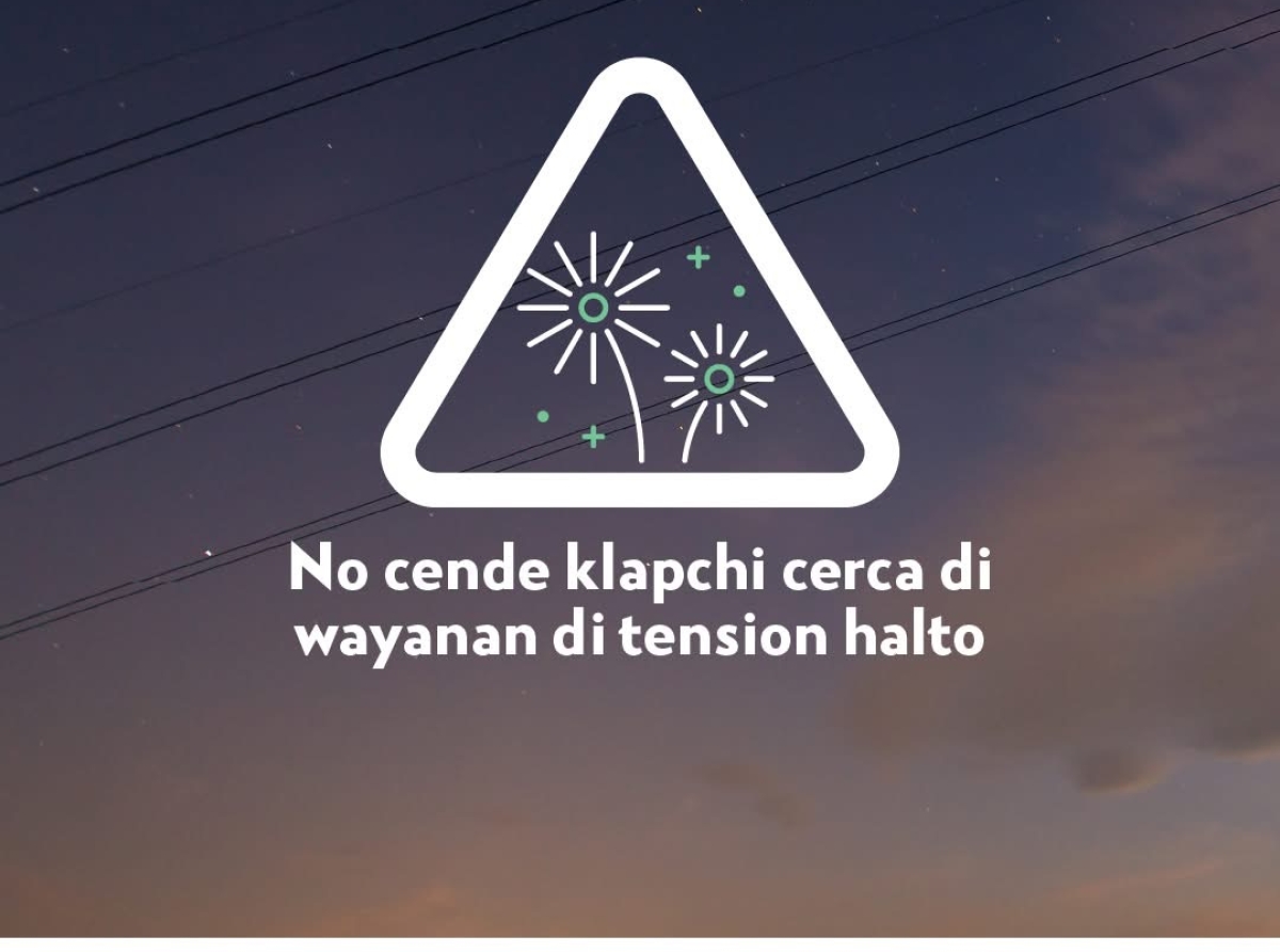 Nunca cende vuurwerk of tira klapchi cerca di wayanan di tension halto