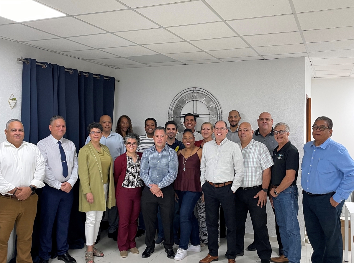 Personal di DAC ta ricibi training di ICAO na Aruba