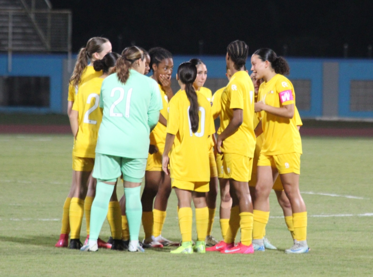 Seleccion femenino U-20 di Aruba a logra empate contra Guatemala