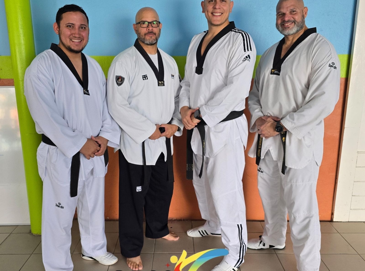 ARTBO ta felicita e studiantenan cu a pasa nan 'Kukkiwon Black Belt Promotion Test'