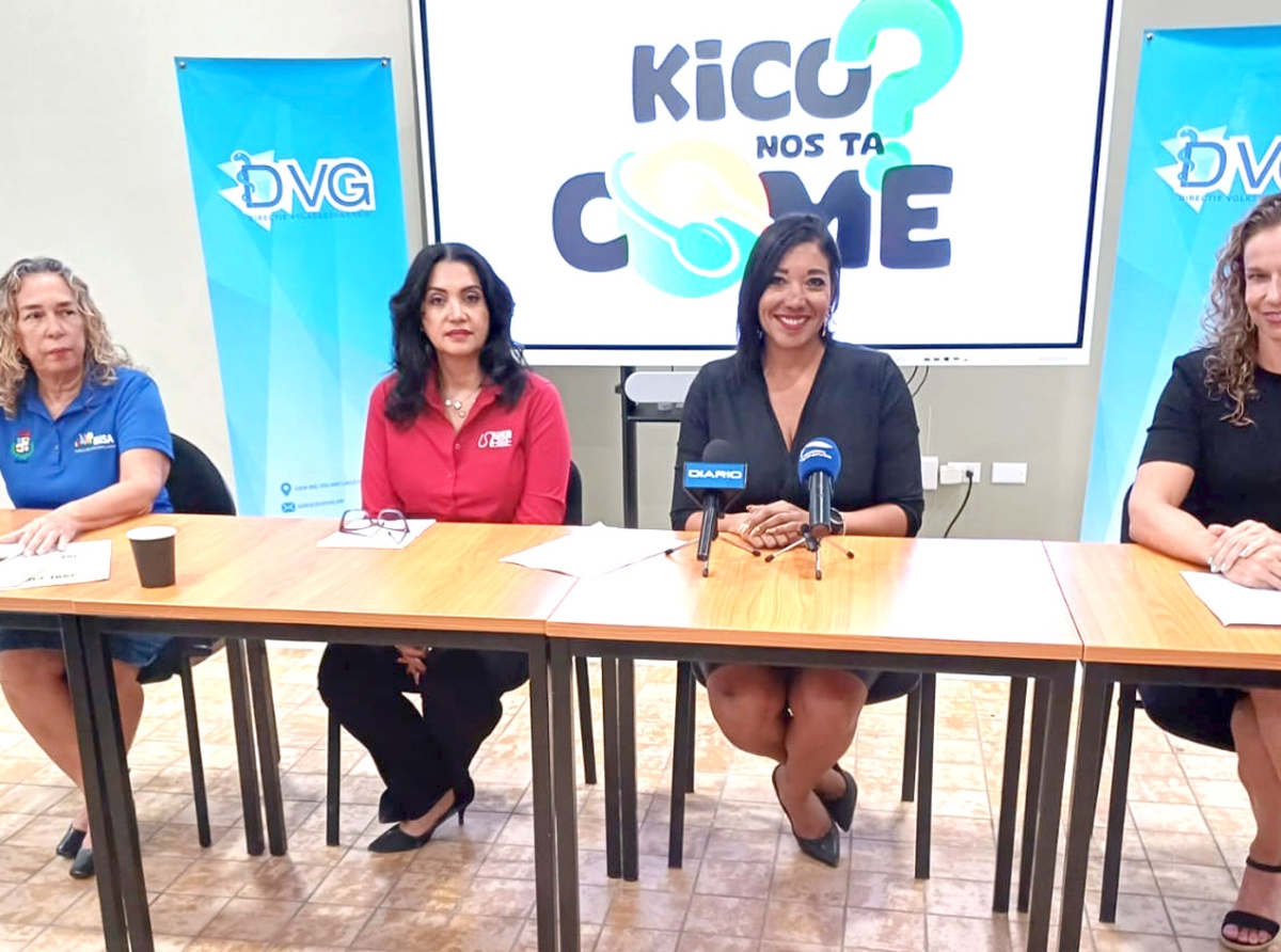 DVG ta lanza encuesta “Kico nos ta come” hunto cu WEB Aruba NV y otro stakeholders