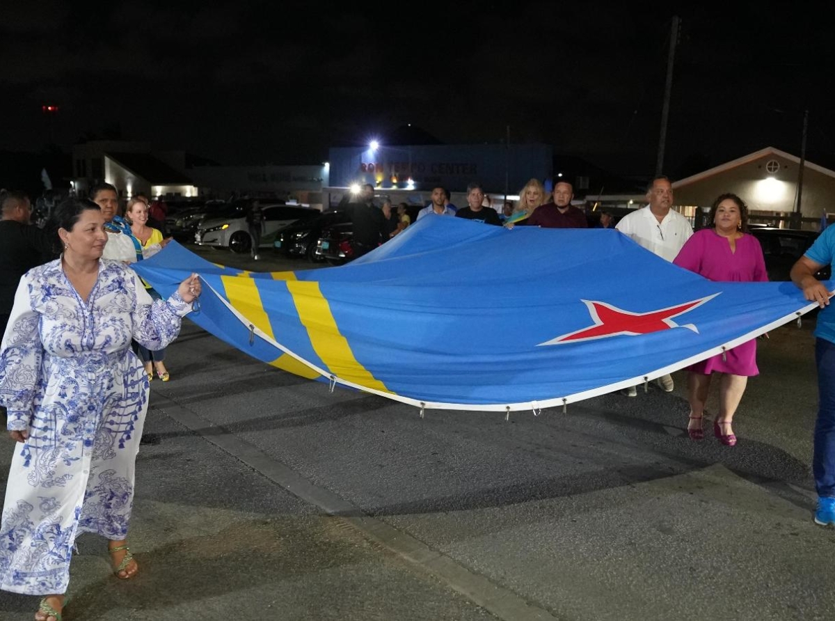 Partido MEP a hisa e bandera mas grandi di Aruba