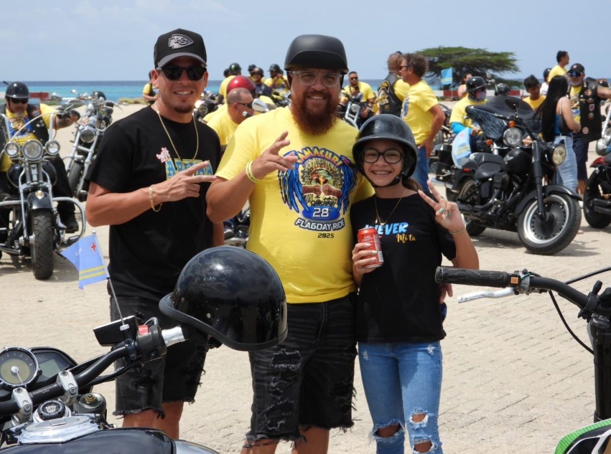 Esnan di Camacuri Harley Davidson Club a celebra 18 di maart