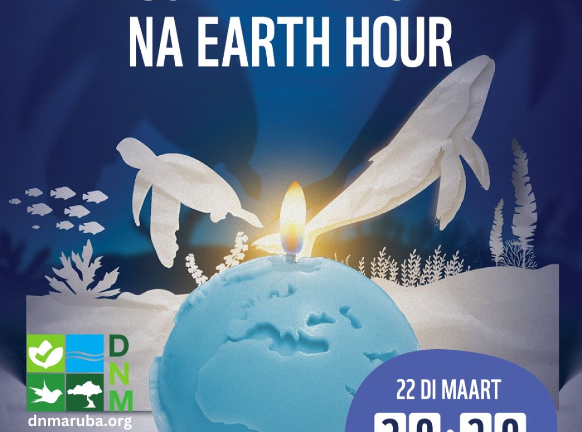 Aruba lo ta participando durante 'Earth Hour' ta mañan Diasabra