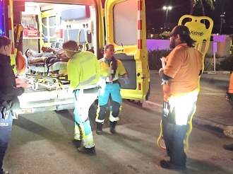 Accident anochi laat entre bicicleta y auto net dilanti Resort