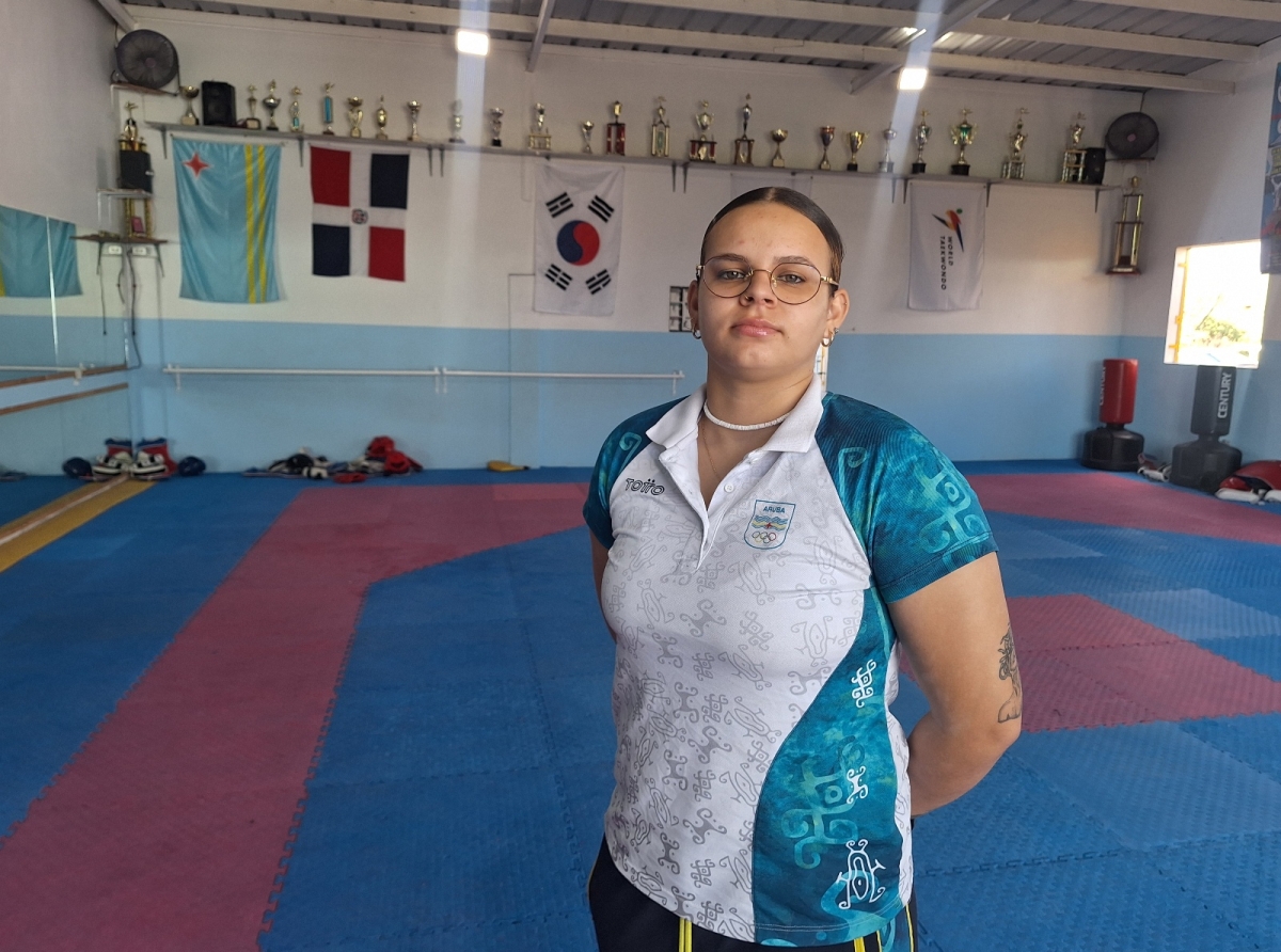 Maelynn Fradl ta relata su experiencia di 18 aña como atleta di Taekwondo representando Aruba