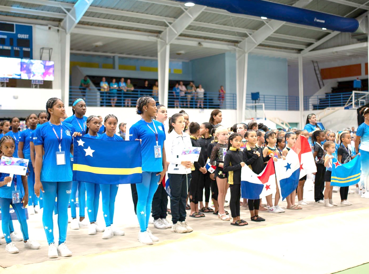 Competencia internacional di ‘Aruba Gymnastics Classic Meet 2025’ a cuminza