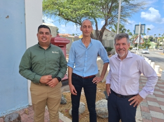 Dos profesor di Wageningen University & Research ta na Aruba pa presenta y lansa un proyecto