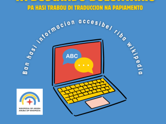 Wikipedia riba Aruba ta buscando boluntario pa haci trabao di traduccion na Papiamento