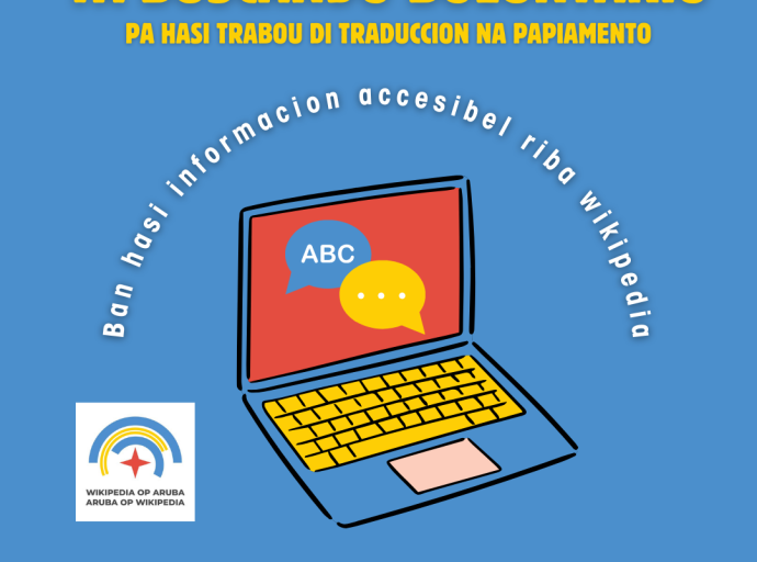 Wikipedia riba Aruba ta buscando boluntario pa haci trabao di traduccion na Papiamento