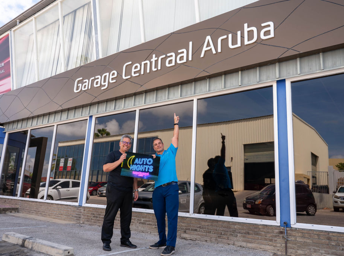Aruba Bank lo ta presente den 'Auto Nights' di Garage Centraal
