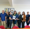 Minister di Salud Publico a bishita Fundacion FEPOH