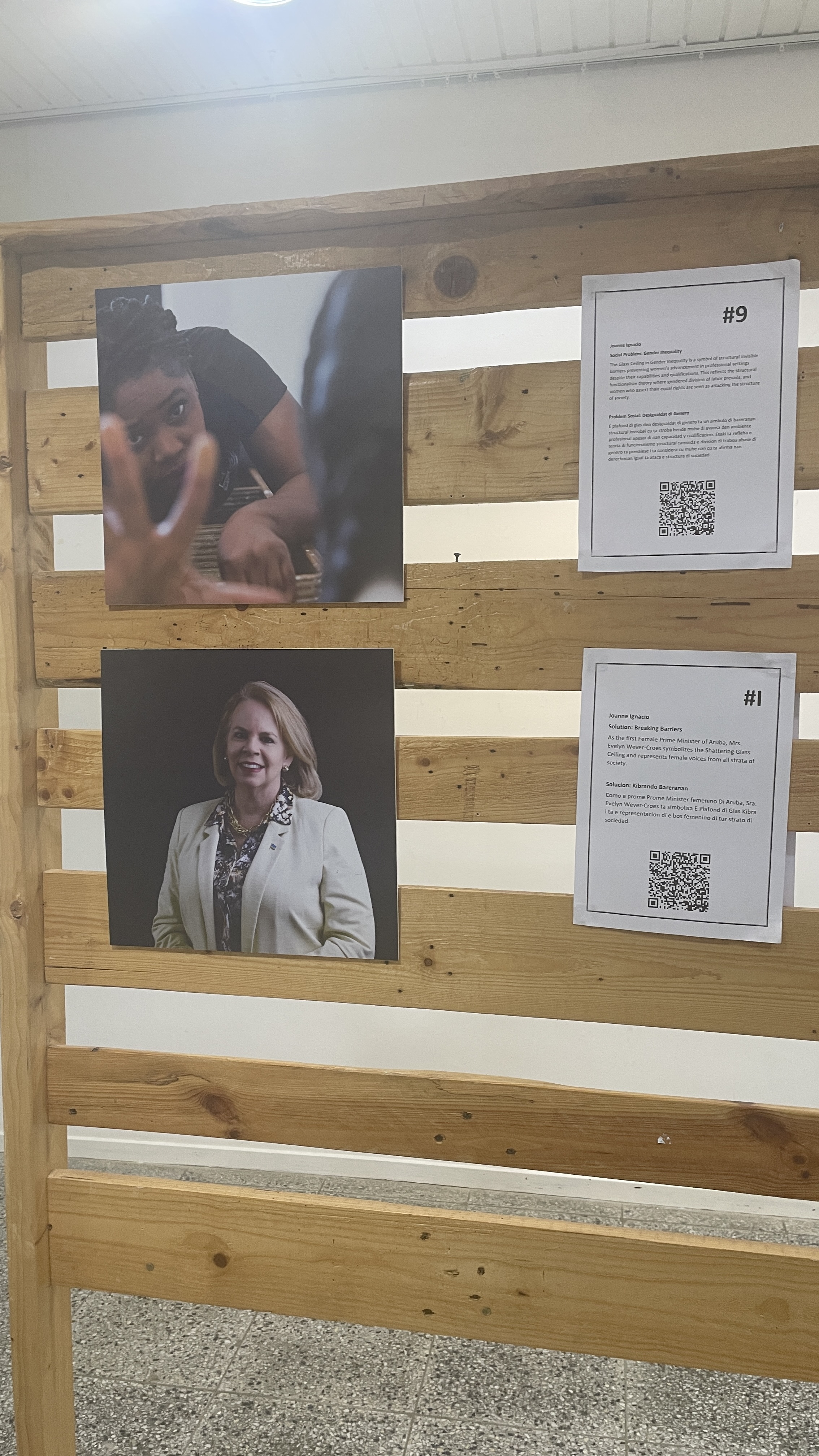 Apertura Oficial di Exposicion di Potret: ‘Framing Social Problems and Solutions’ na Biblioteca Nacional Aruba