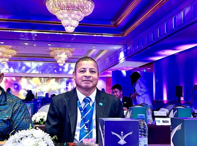    Hugo Themen ta participa den IWF Electoral Congress na Riyadh na Arabia Saudita