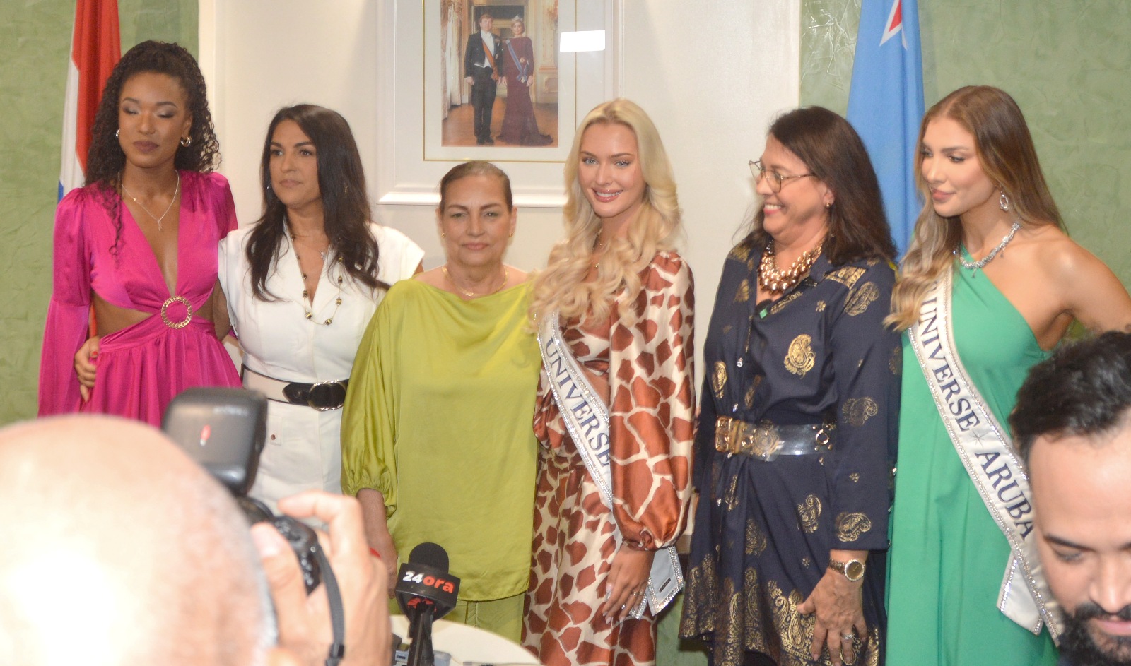 Recepcion caluroso y musical pa Miss Universe 2024