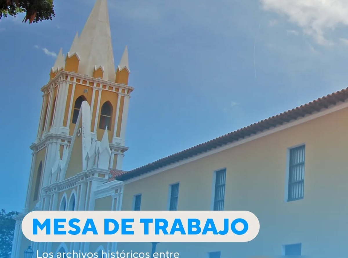 Mesa di Trabao Intercaribense riba Archivo Historico a  tuma luga na Coro, Venezuela