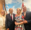 Parlamentario Evelyn Wever-Croes presente ora a despedi di Ady Thijsen