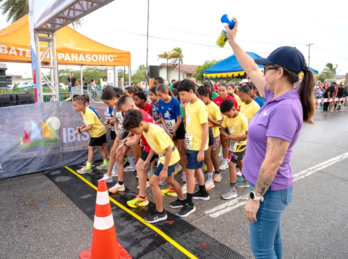Un dia inolvidabel di deporte y diversion durante IBiSA Kids Run 2025