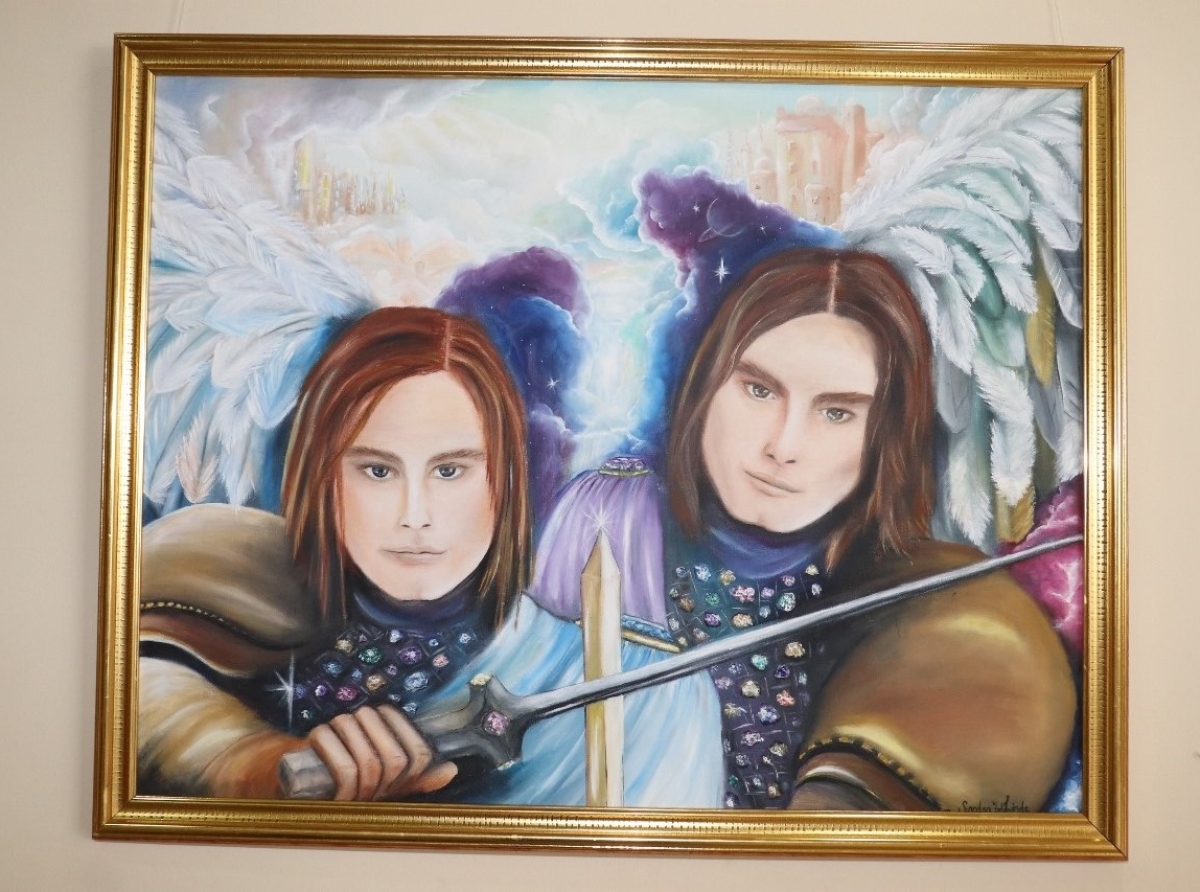 Exposicion di artista Sandra Garcia na Camara di Comercio