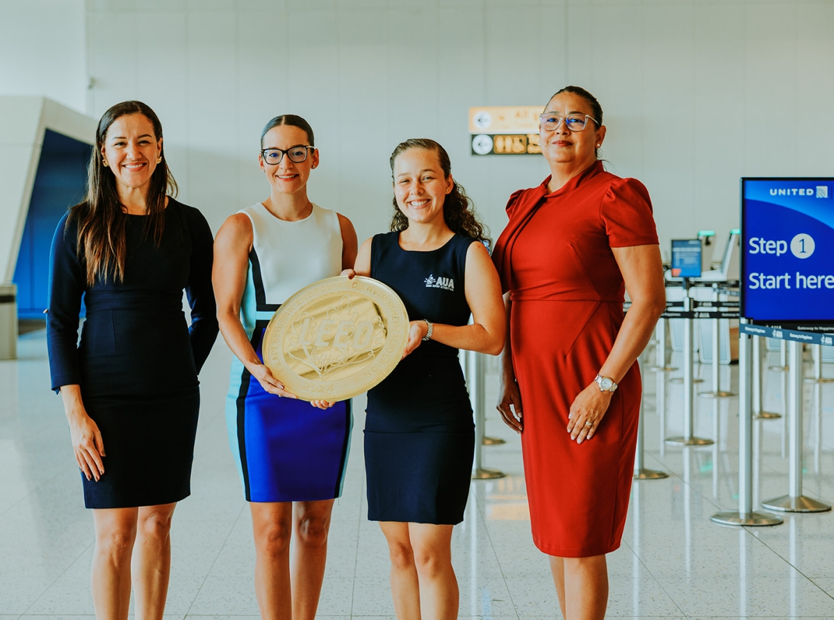 Aeropuerto di Aruba a logra e prestigioso LEED Gold Certification