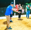 Ministro Gerlien Croes a tira prome bola na torneo internacional Bolas Criollas na Papaya Ranch