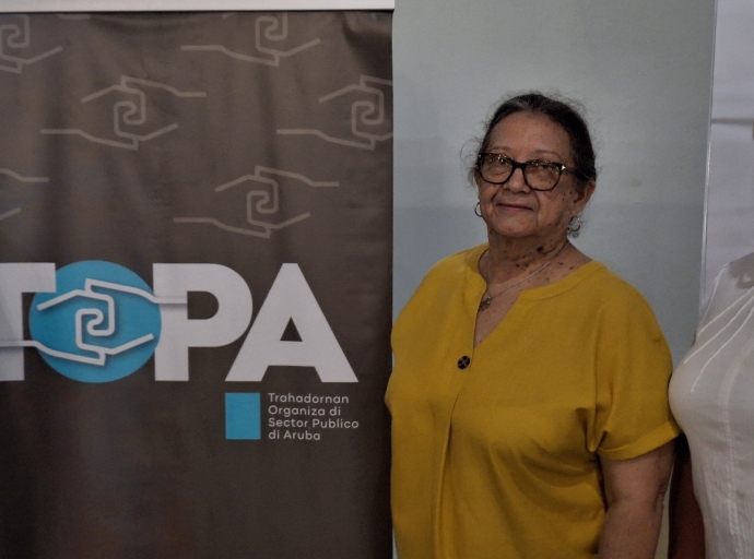 TOPA cumpliendo e meta di prepara su delegadonan pa defende nan mes na pia di trabao