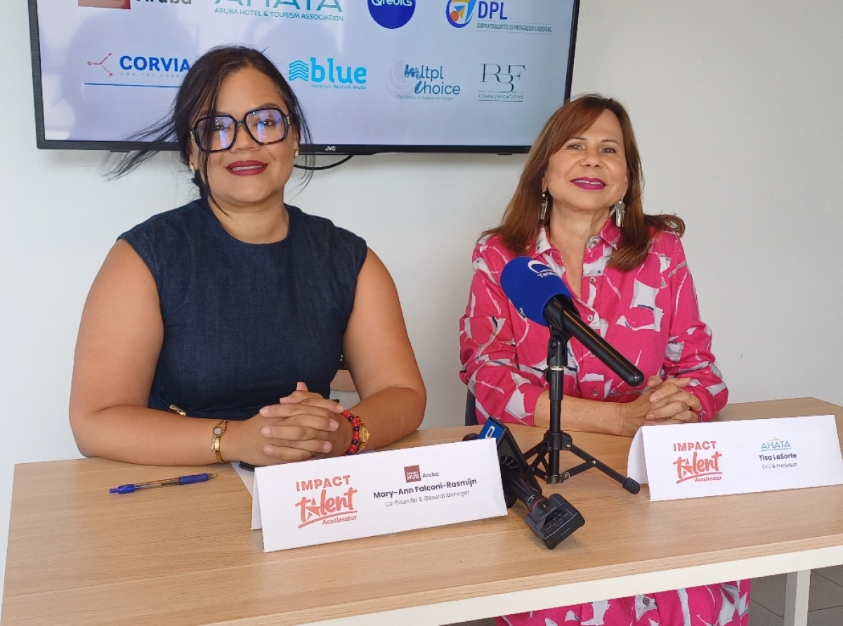 Impact Hub Aruba hunto cu AHATA oficialmente a lansa e programa Impact Talent Accelerator