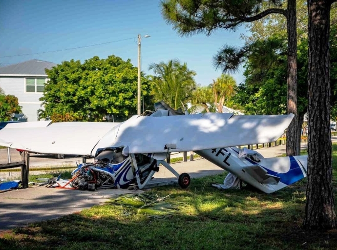 Avion priva cu Arubiano abordo a cay na Florida