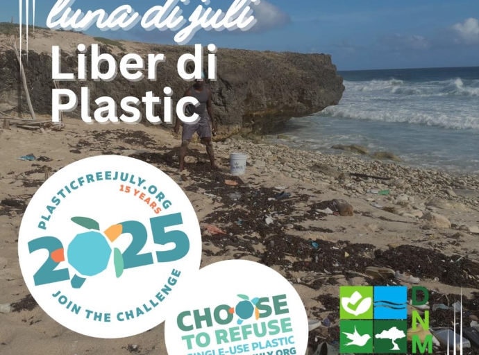 Impacto di plastic rond mundo incluyendo Aruba ta uno ireversibel y ta cabando cu e naturalesa y bida marino