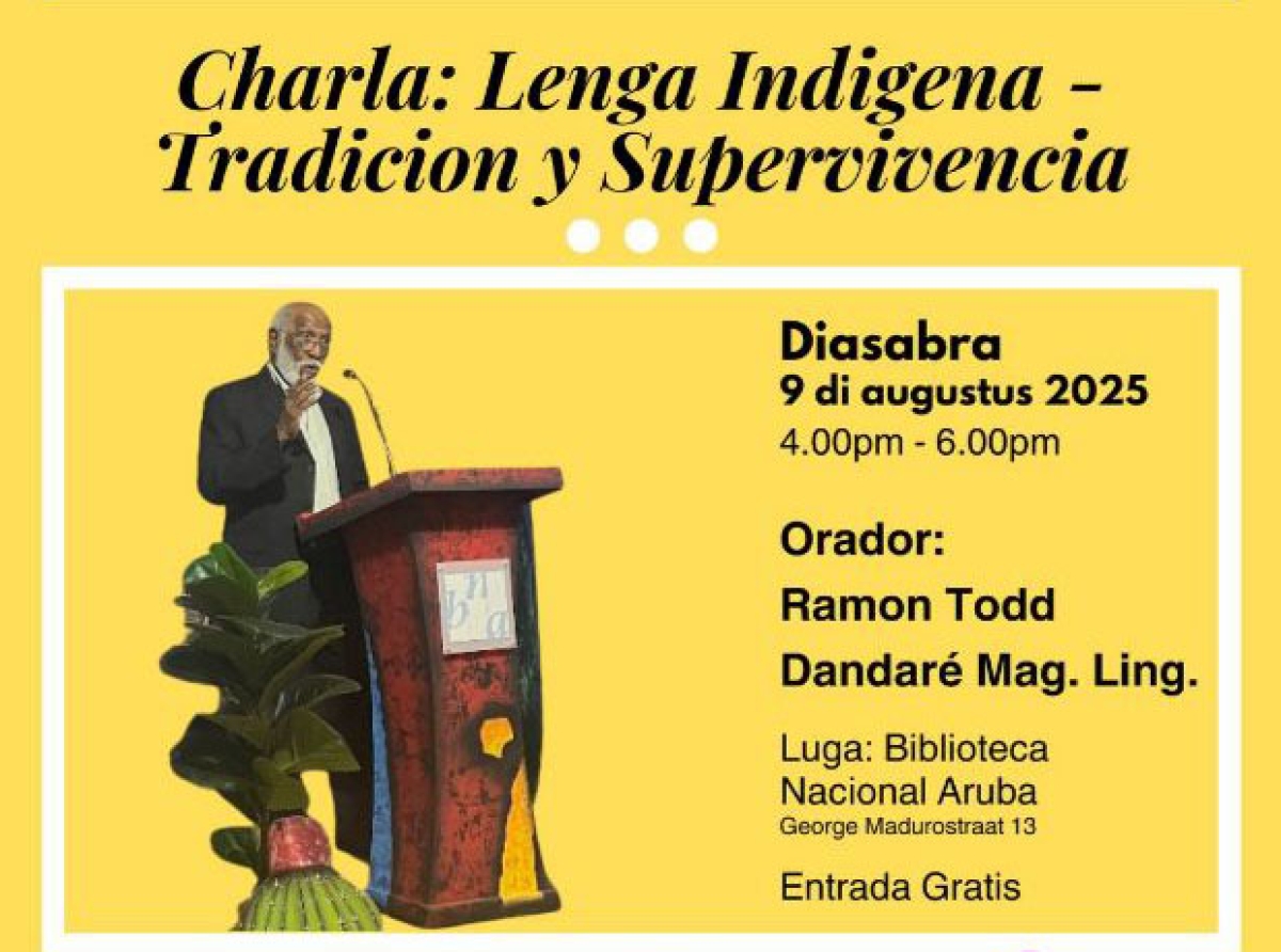Ta celebra Dia Internacional di e Pueblonan Indigena cu un charla special na Biblioteca Nacional